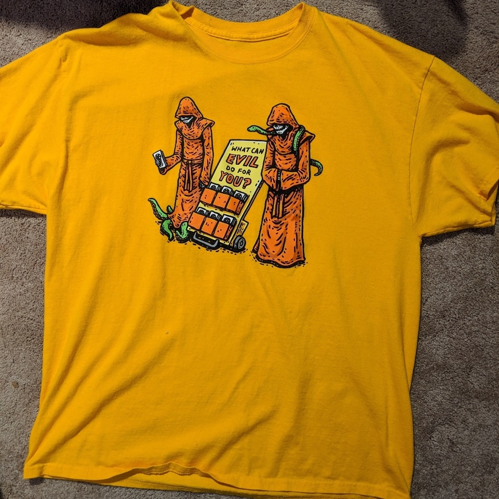 Oversized Yellow Zumiez Tee